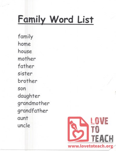 family words
