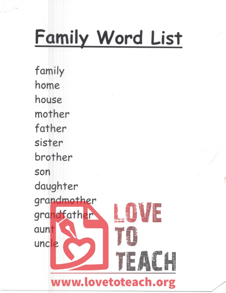 family words