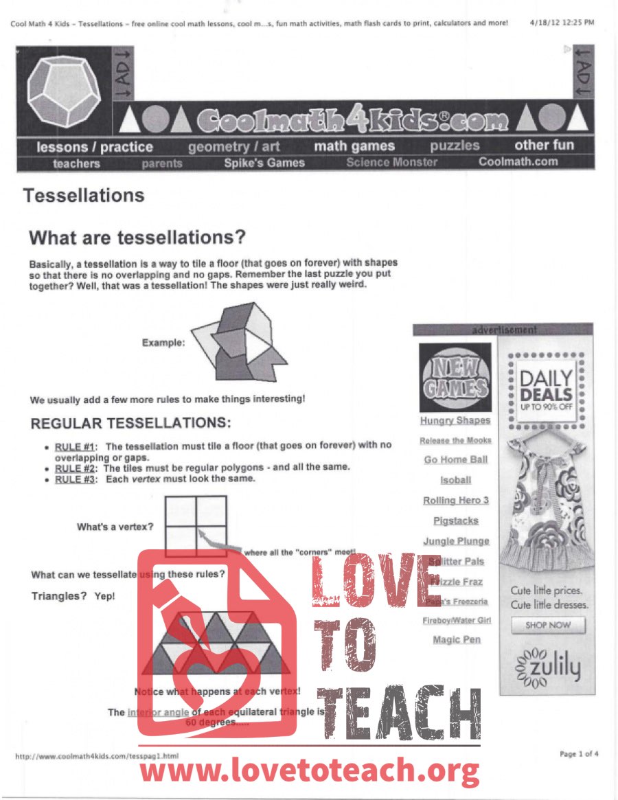 What Are Tessellations?