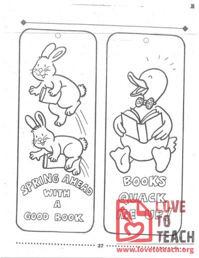 Easter Bookmarks