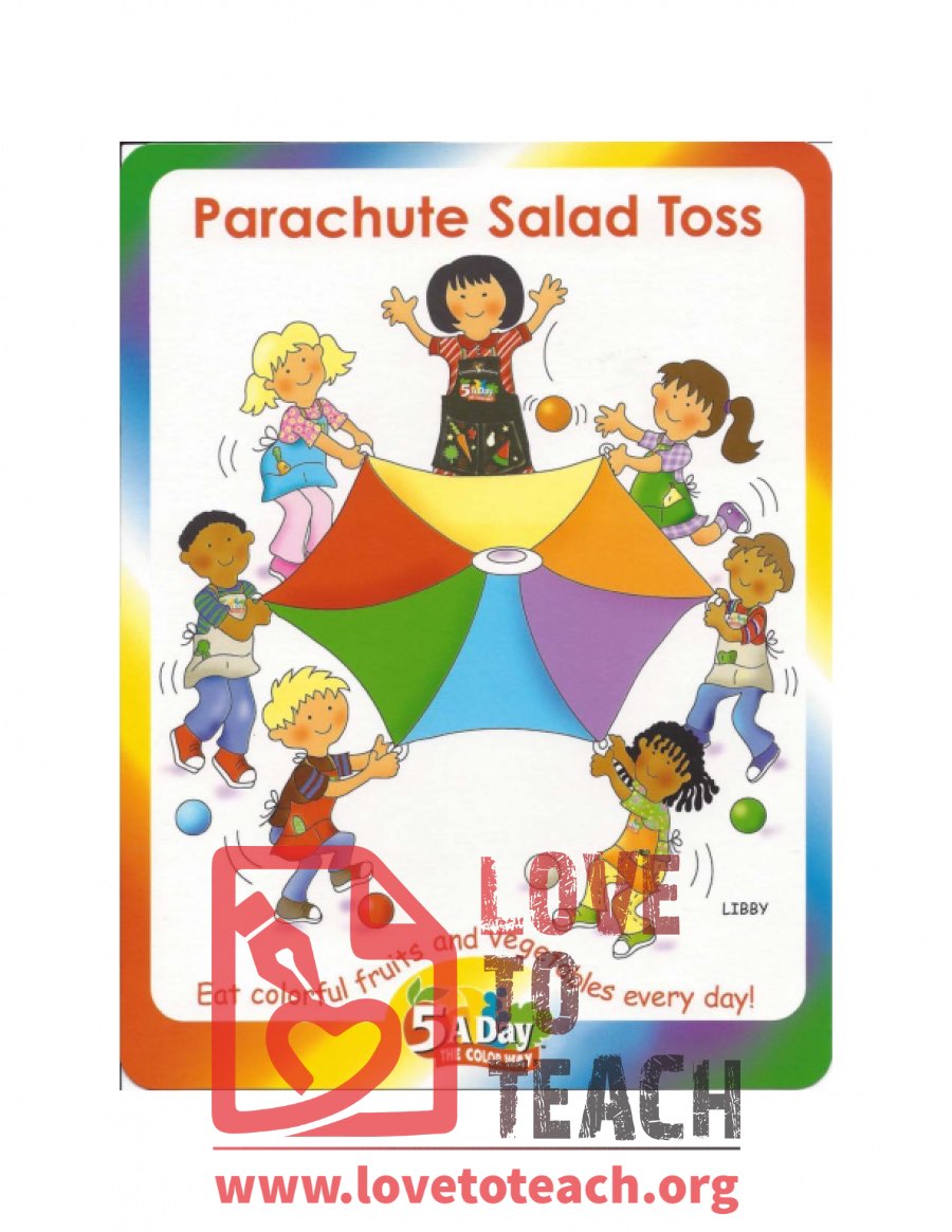 5 A Day - Parachute Salad Toss