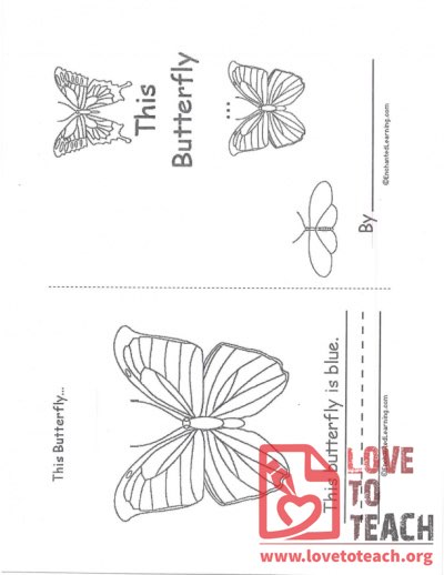 This Butterfly Booklet
