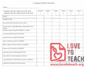 Computer Skills Checklist