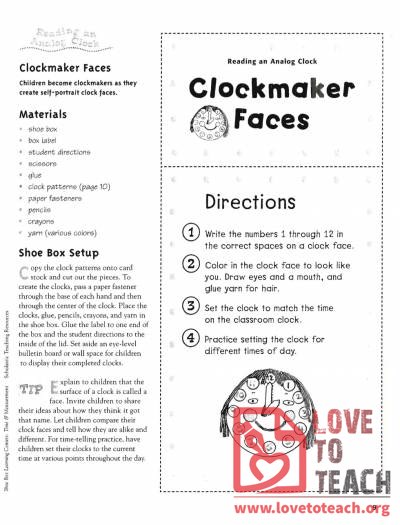 Clockmaker Faces