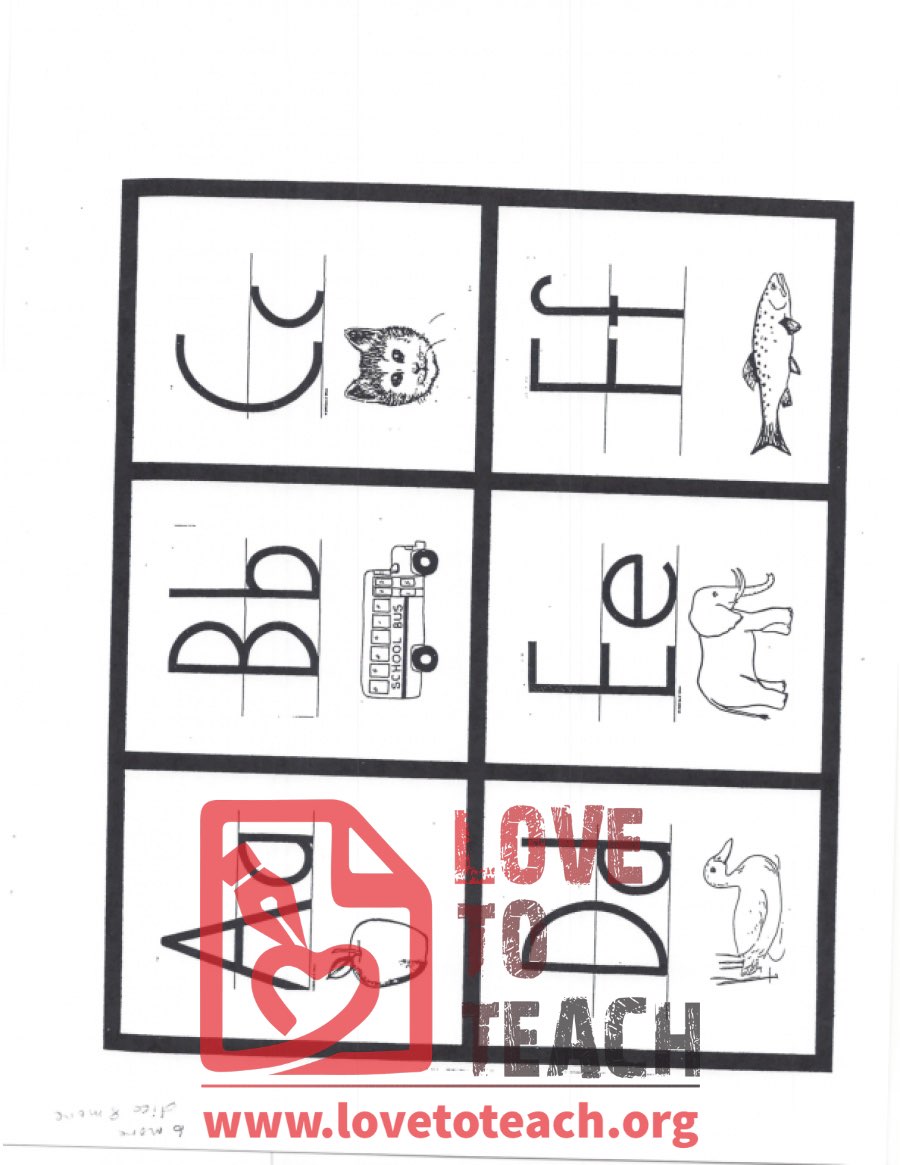 Alphabet Display with pictures