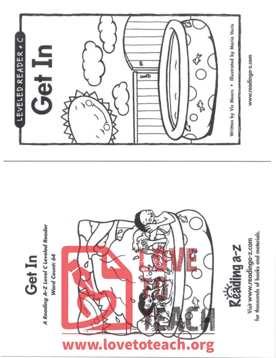 Get In - Leveled Reader - C