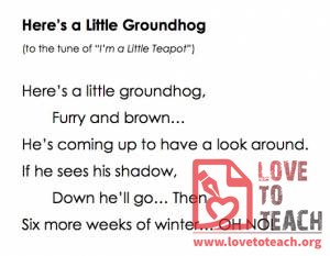 Here&#039;s a Little Groundhog Song