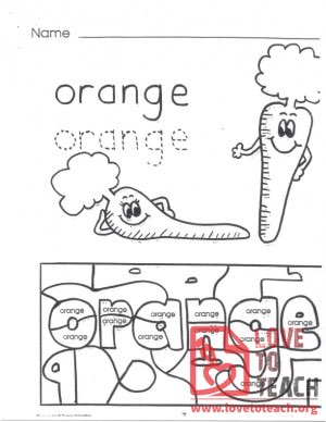 My Color Book - Orange