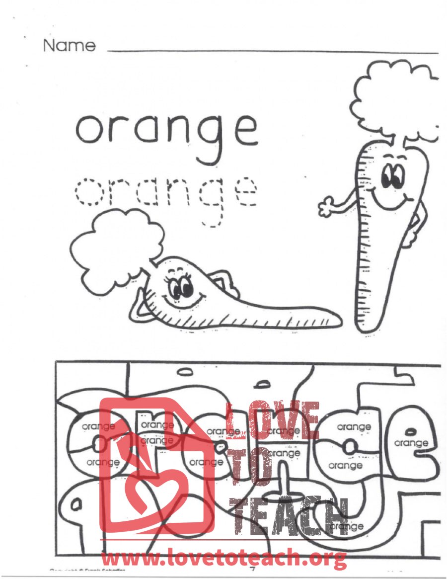 My Color Book - Orange