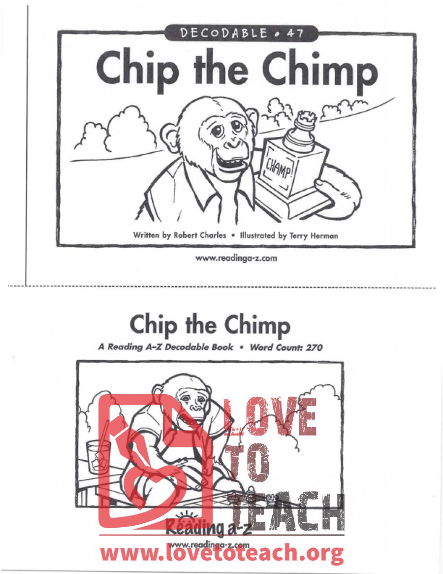 Chip the Chimp - Decodable