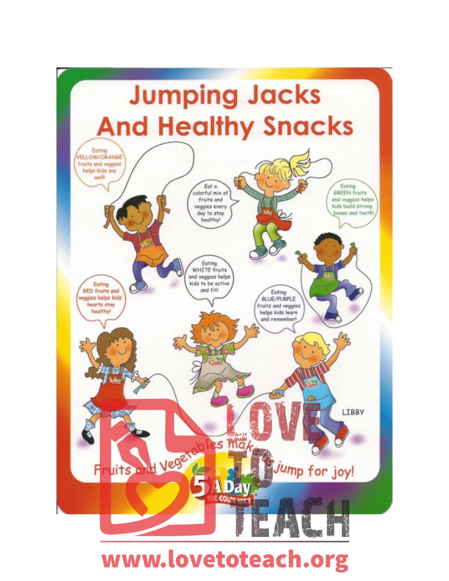 5 A Day - Jumping Jacks and Healthy Snacks