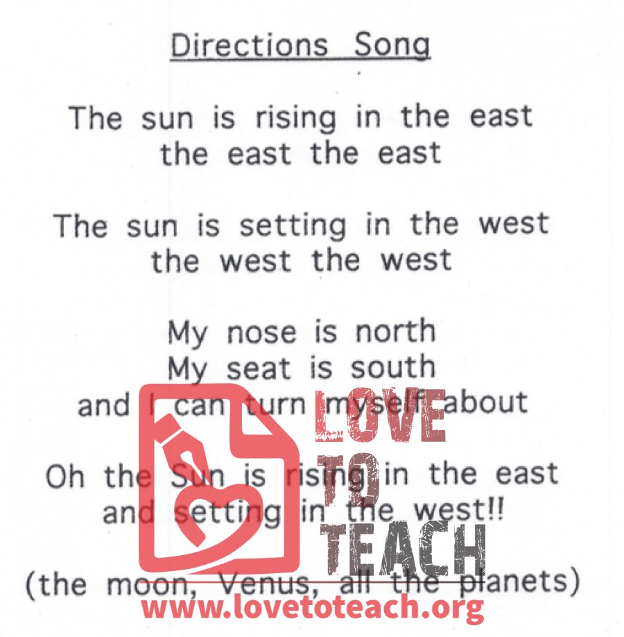 Directions Song