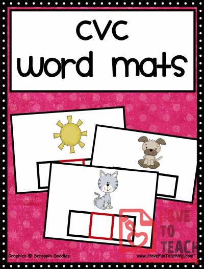 CVC Word Mats