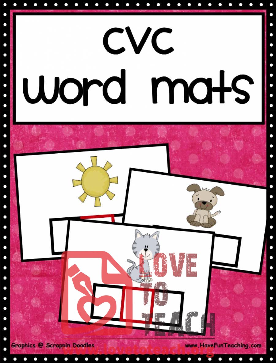 CVC Word Mats