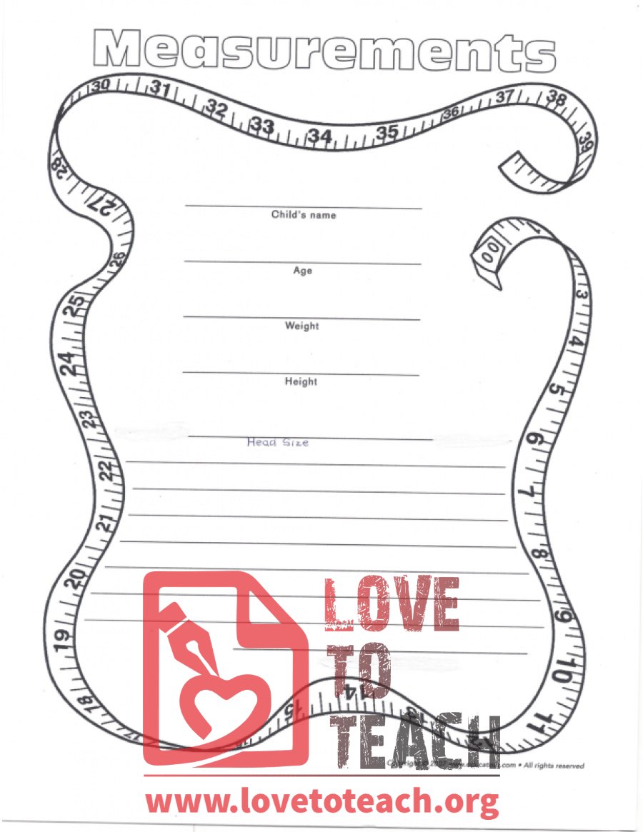 Growth Chart: Measurements