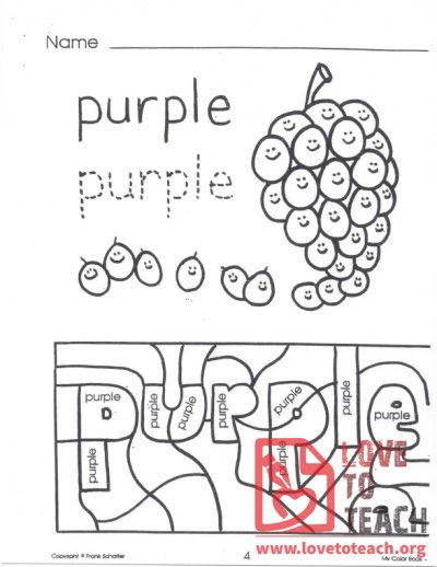 My Color Book - Purple