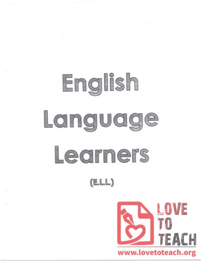 English Language Learners (packet)