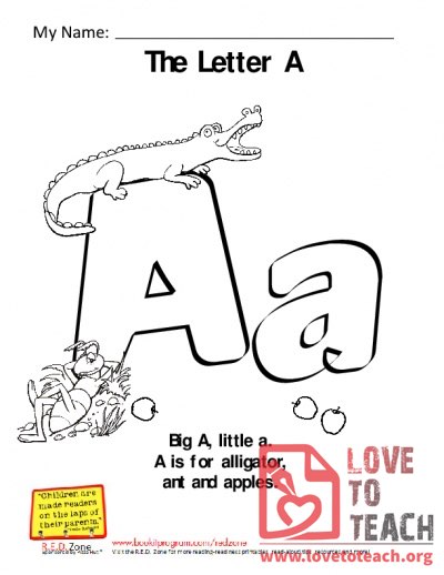 Alphabet Coloring Sheets