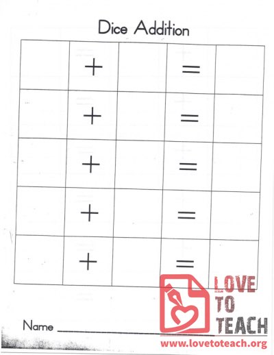 Dice Addition
