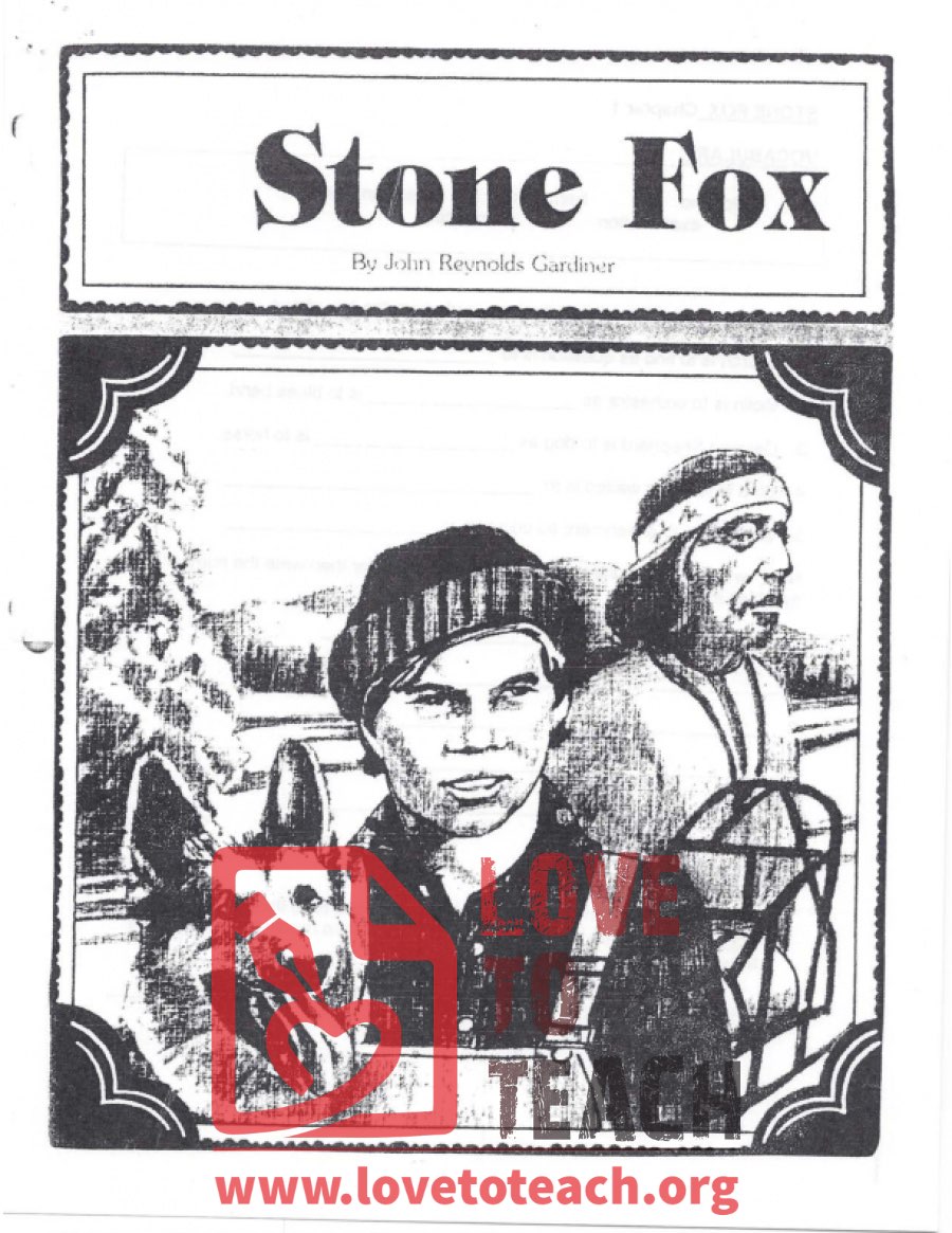 Stone Fox Vocabulary and Comprehension