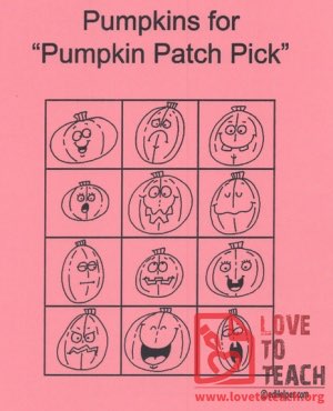 Pumpkins for &quot;Pumpkin Patch Pick&quot;