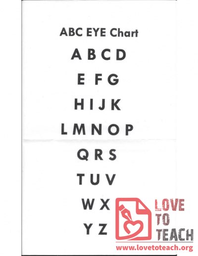 ABC Eye Chart