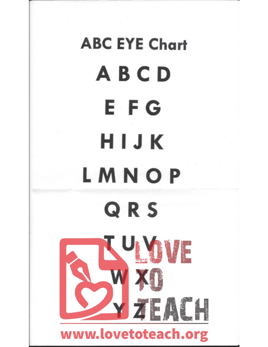 ABC Eye Chart
