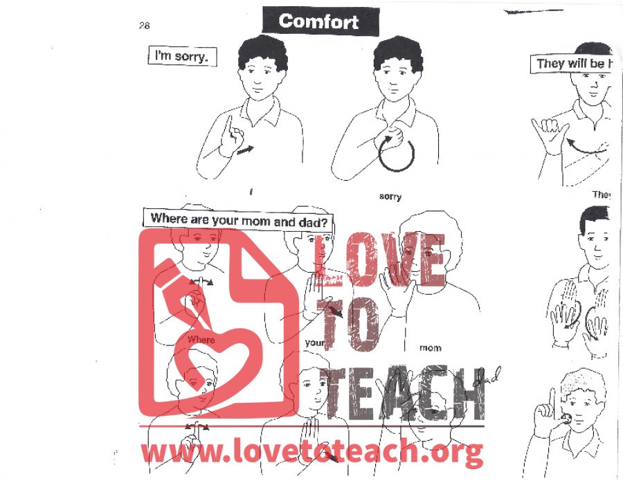 Sign Language - Comfort
