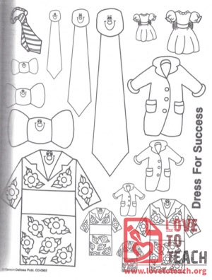 Dress for Success Coloring Pages