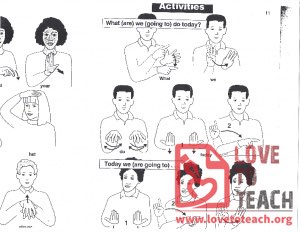 Sign Language - Activities