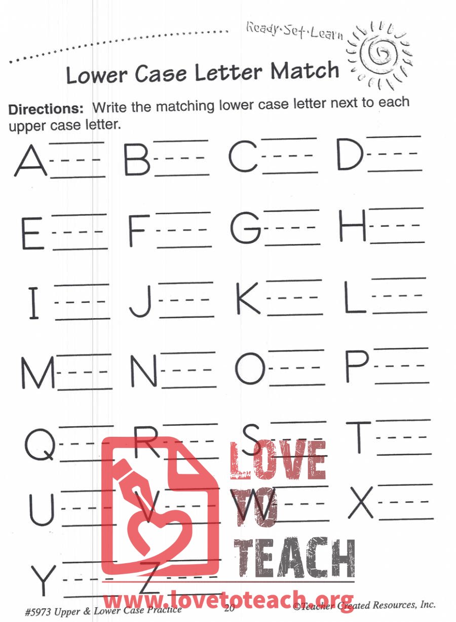 Lower Case Letter Match