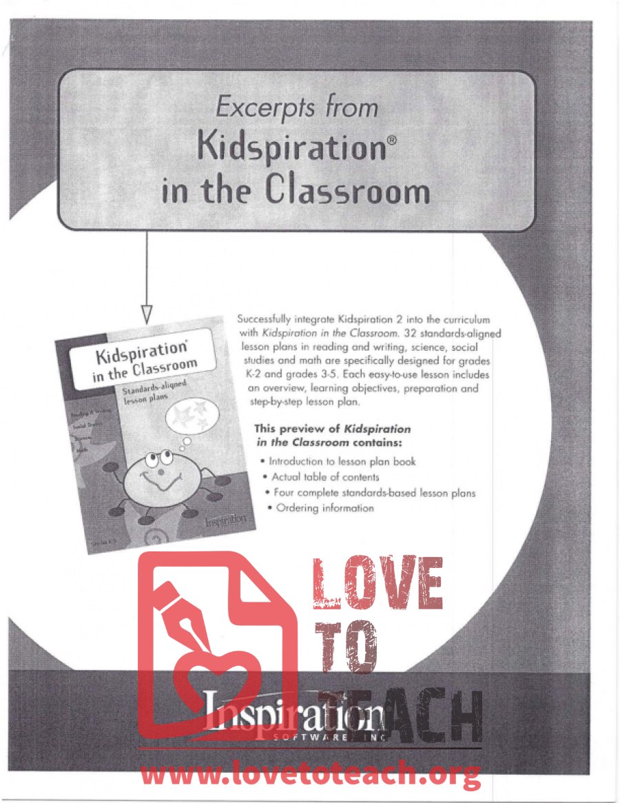 Kidspiration in the Classroom