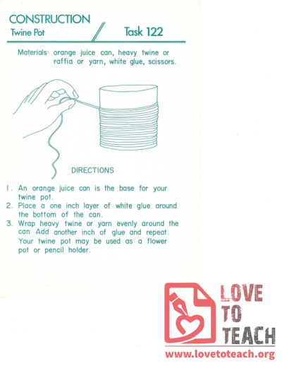 twine pot